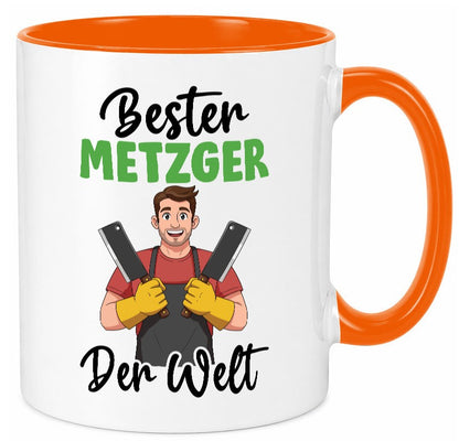 Bester Metzger | Fleischer Metzgerei v2 Geschenkidee Humor Tasse