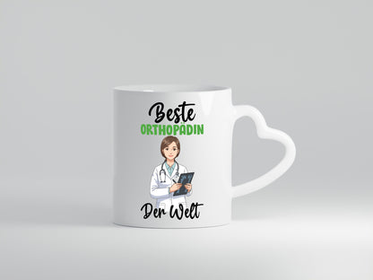 Beste Orthopädin |Orthopädie v2 Geschenkidee Humor Tasse