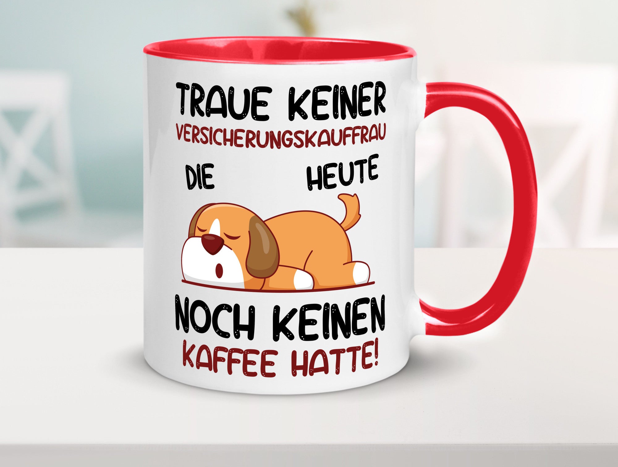Traue keiner Versicherungskauffrau | Kauffrau Geschenk Humor Geschenkidee