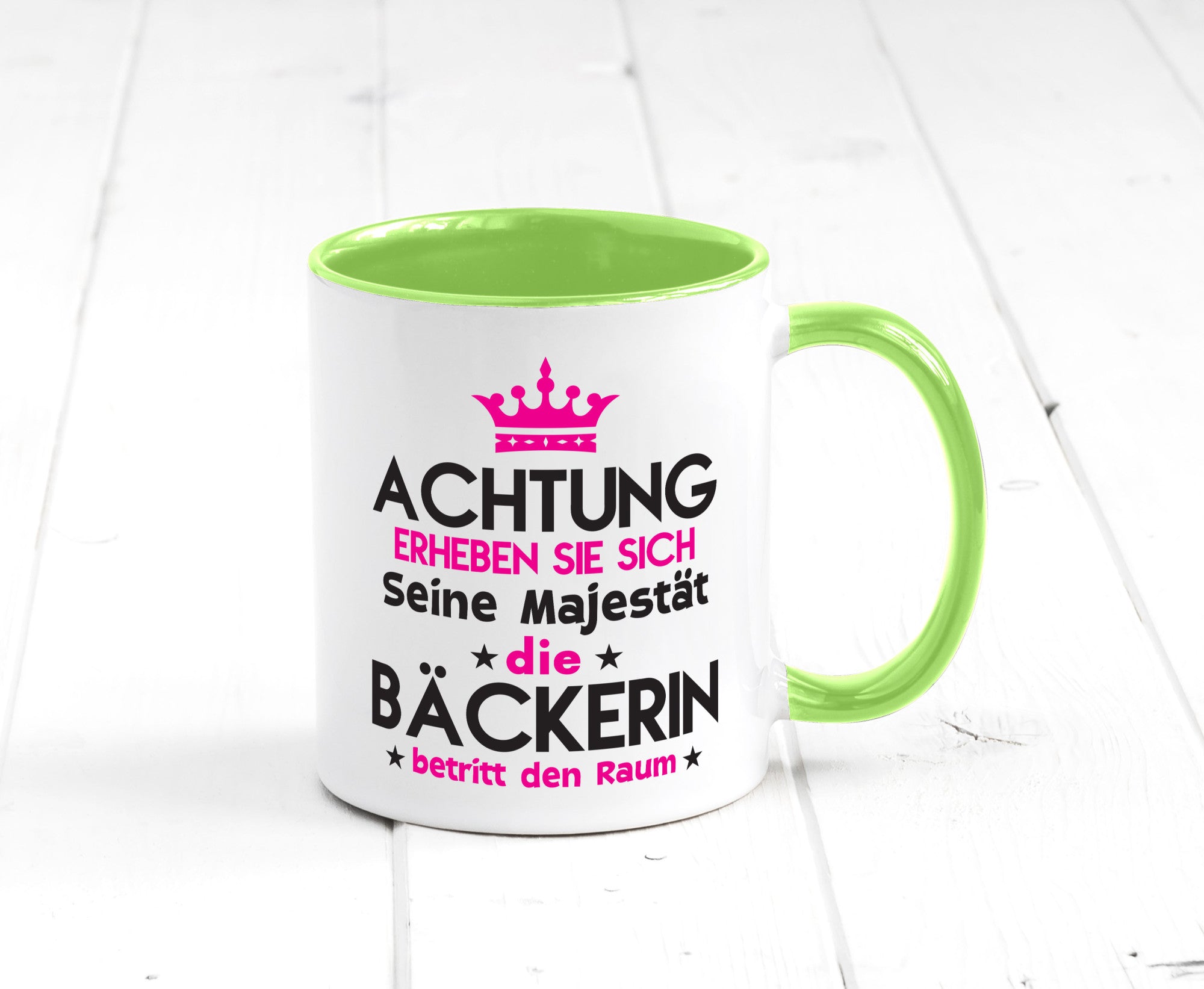Seine Majestät Bäckerin | Bäckerei Frauen Backen Humor Geschenkidee Tasse