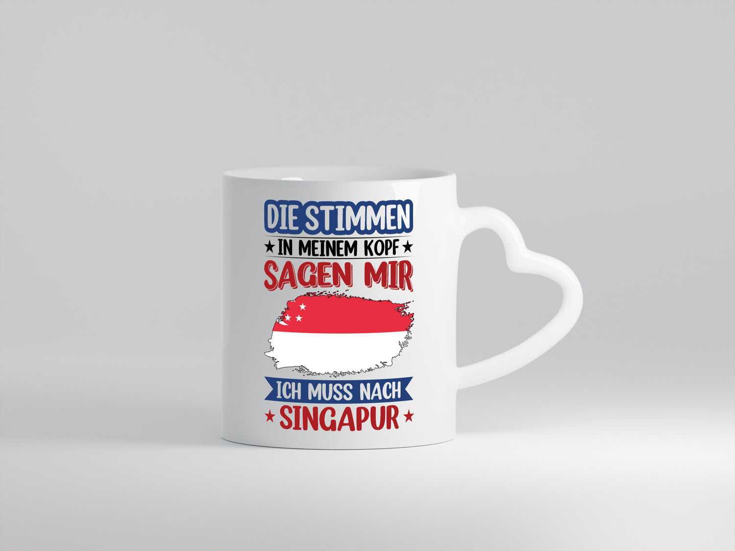Singapur | Urlaub Stimmen in meinem Kopf Traumland v2 lustiger Spruch Geschenk