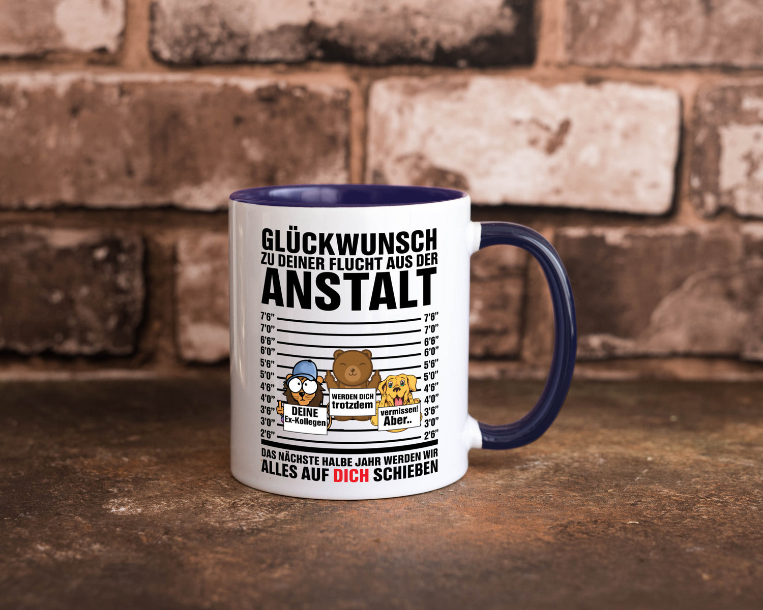 Glückwunsch zur Flucht | Arbeitskollegen Berufswechel Humor Arbeit Kollegen