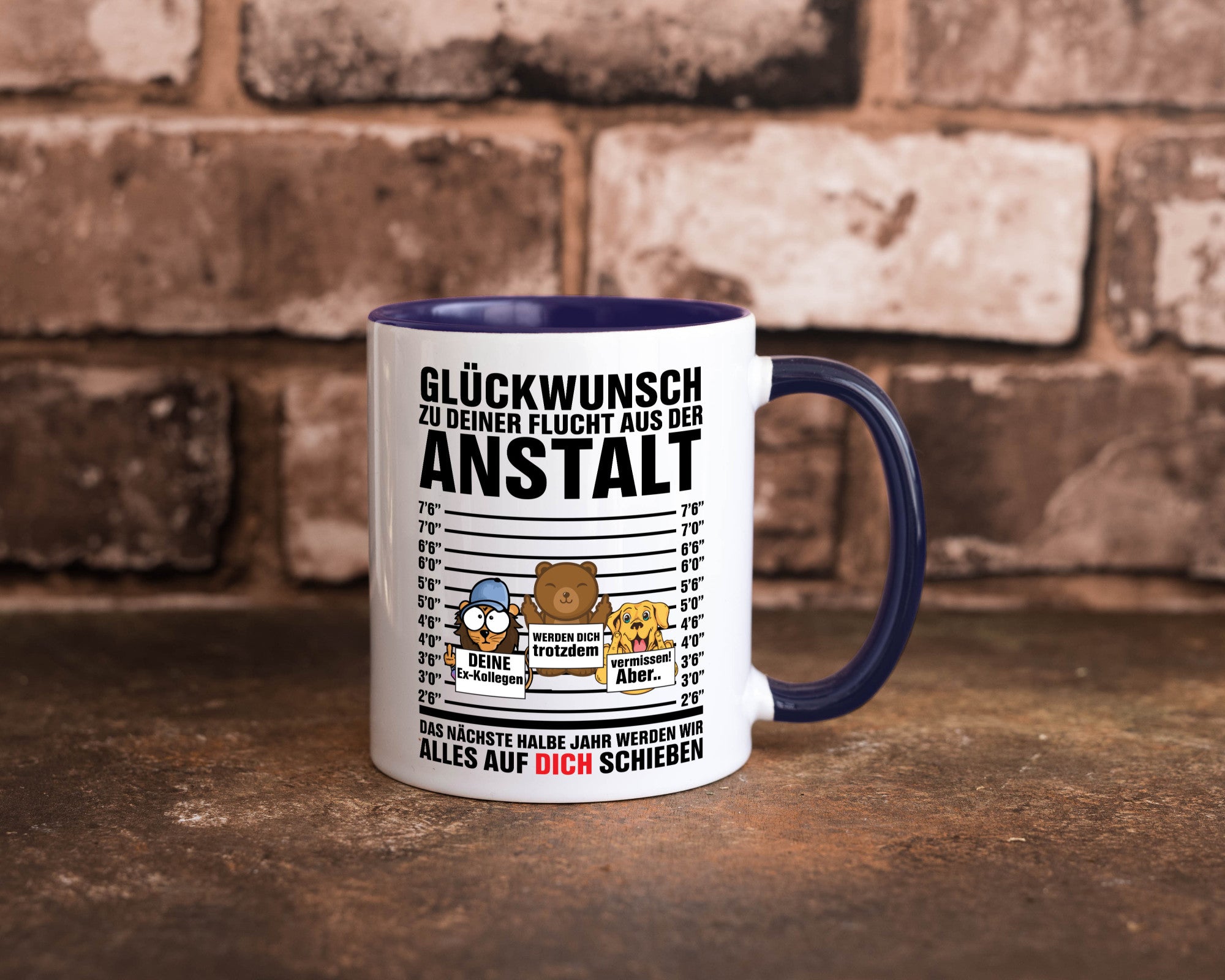 Glückwunsch zur Flucht | Arbeitskollegen Berufswechel Humor Arbeit Kollegen