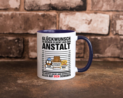 Glückwunsch zur Flucht | Arbeitskollegen Berufswechel Humor Arbeit Kollegen