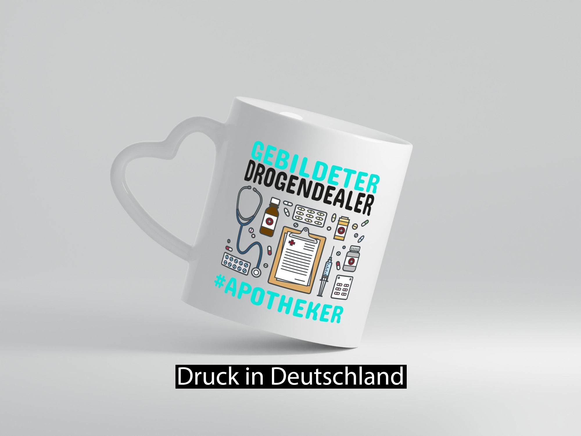 Apotheker Tasse | gebildeter Drogendealer Pharmazie Geschenk Humor Geschenkidee