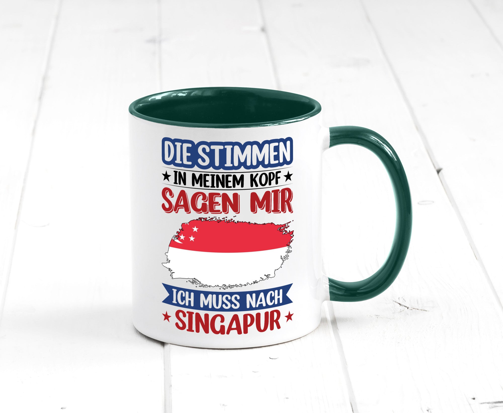 Singapur | Urlaub Stimmen in meinem Kopf Traumland v2 lustiger Spruch Geschenk