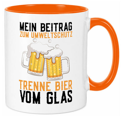 Beitrag zum Umweltschutz | Biertrinker Party Pils lustiger Spruch Geschenk