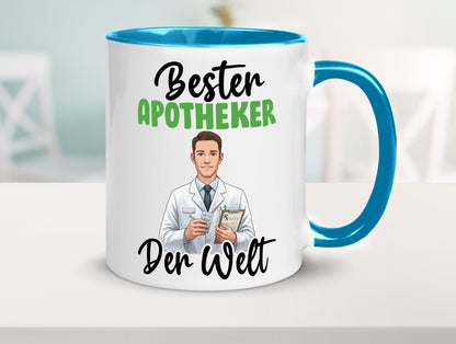 Bester Apotheker | Apotheke Pharmazie v2 Humor Geschenkidee Tasse