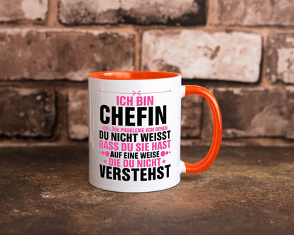 Löse Probleme: Chefin | Führungskraft Vorgesetzte lustiger Spruch Geschenk