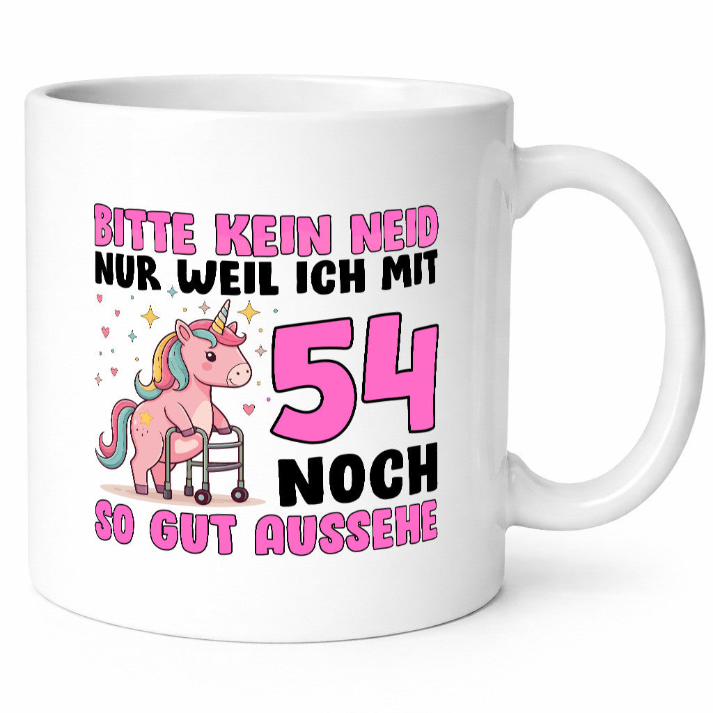 54. Geburtstag | 54 Jahre Mit noch so gut aussehen Humor Geschenkidee Tasse