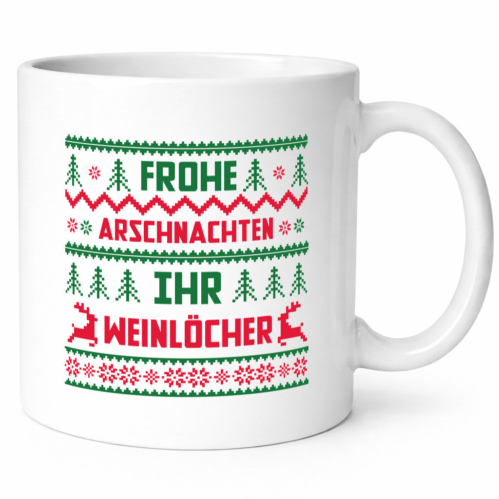 Frohe Arschnachten | Weihnachten Kollege Freunde Geschenk Arbeit Kollegen Büro