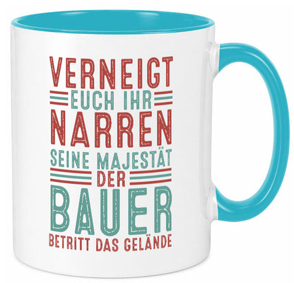 Verneigt euch: Bauer | Bauernhof Landwirtschaft v2 lustig Humor Geschenkidee