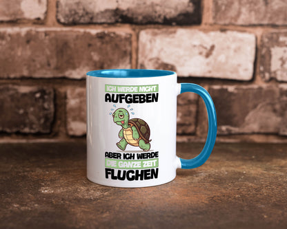 Ich geb nicht auf werde aber fluchen | Schildkröte Joggen v2 Humor Geschenkidee