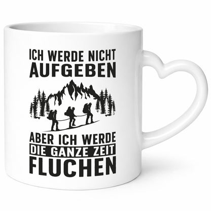 Nicht aufgeben, fluchen | Berge Wanderer Geschenk Humor Geschenkidee lustiger