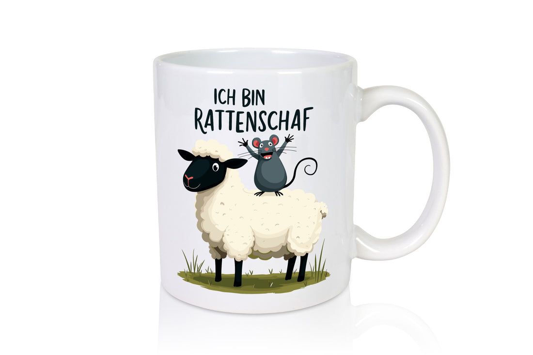 Ich bin Rattenschaf | Wortspiel Schafswolle schäftschen v2 lustiger Spruch