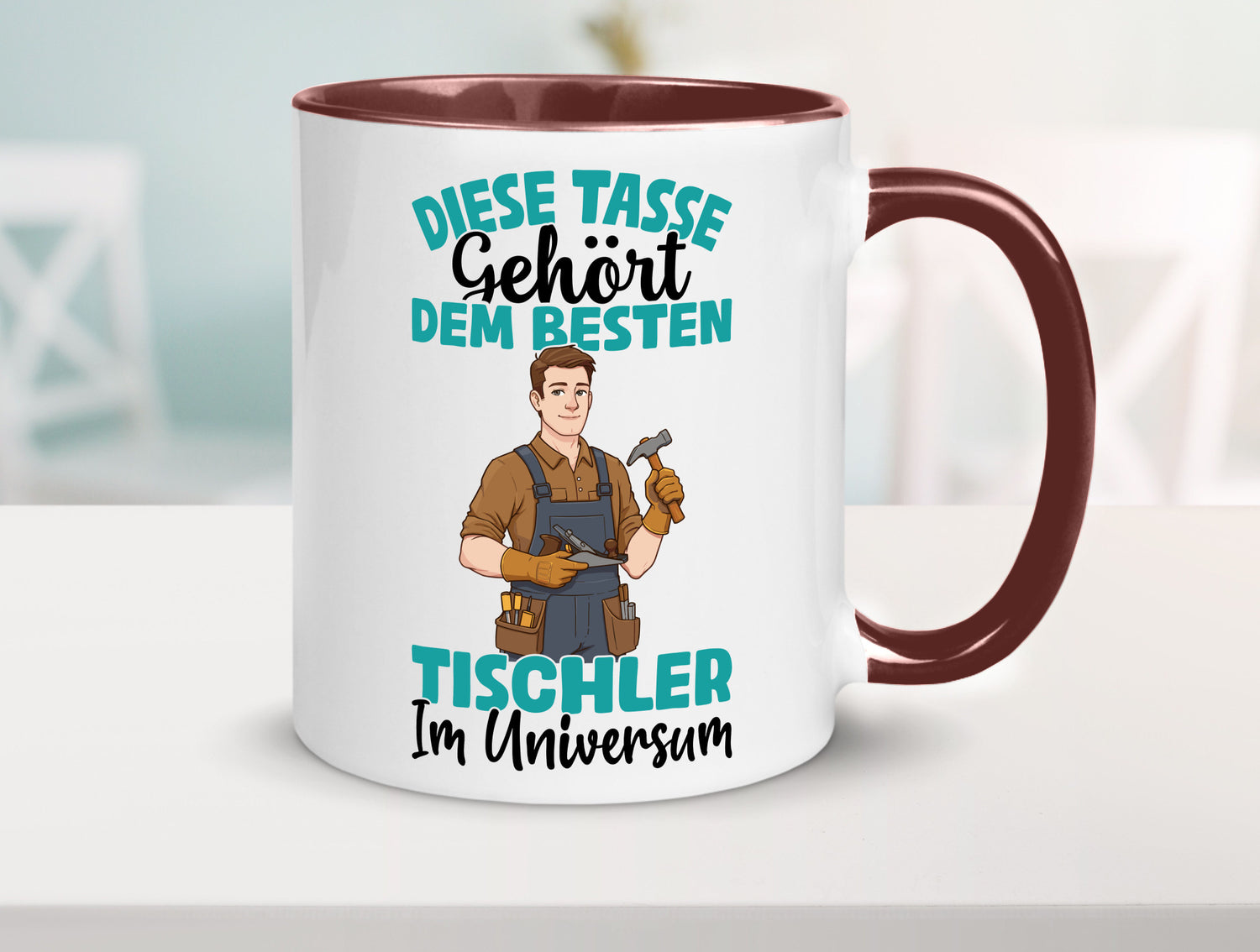 Im Universum: Tischler | Handwerk Beruf Tischlerei Geschenkidee Arbeit Kollegen