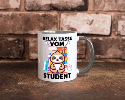 Relax Tasse: Student | Universität Uni Studium lustiger Spruch Geschenk Humor