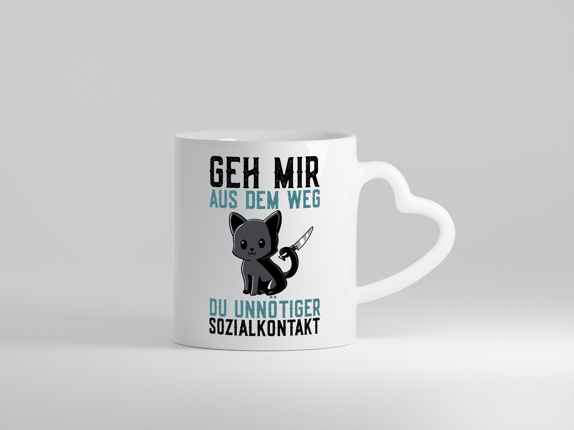 Geh mir aus dem Weg | Wütende Katze Unnötig Humor Tierliebhaber Geschenkidee