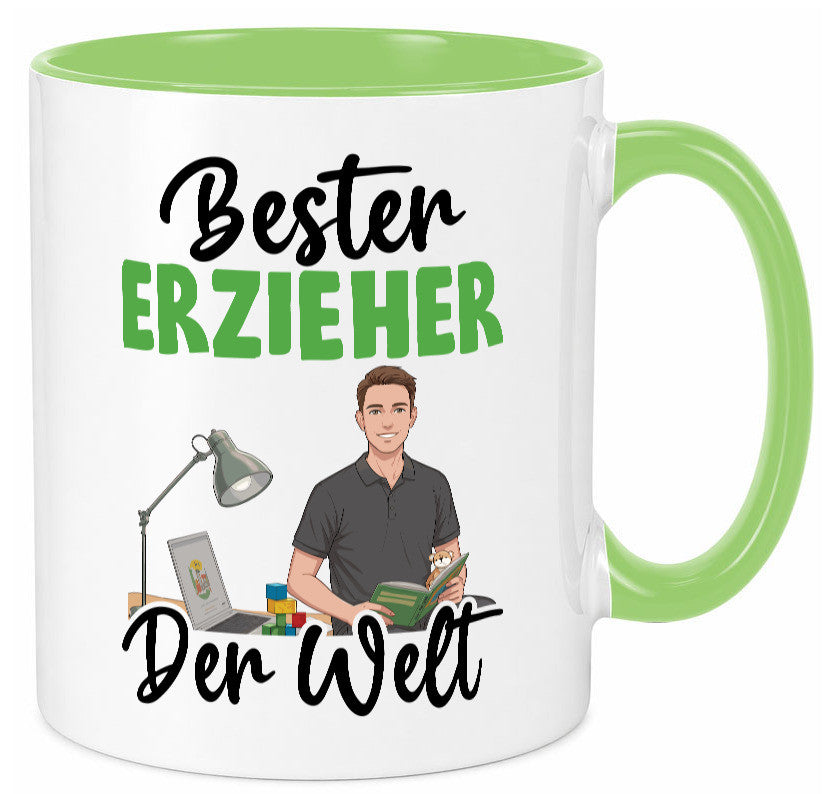 Bester Erzieher | Pädagoge Schule v2 Geschenk Humor Geschenkidee lustiger