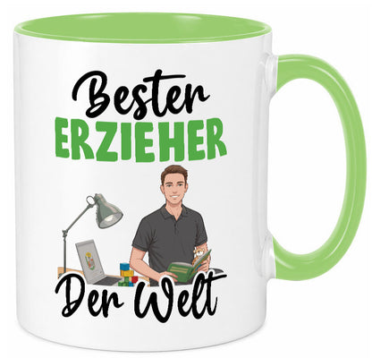 Bester Erzieher | Pädagoge Schule v2 Geschenk Humor Geschenkidee lustiger