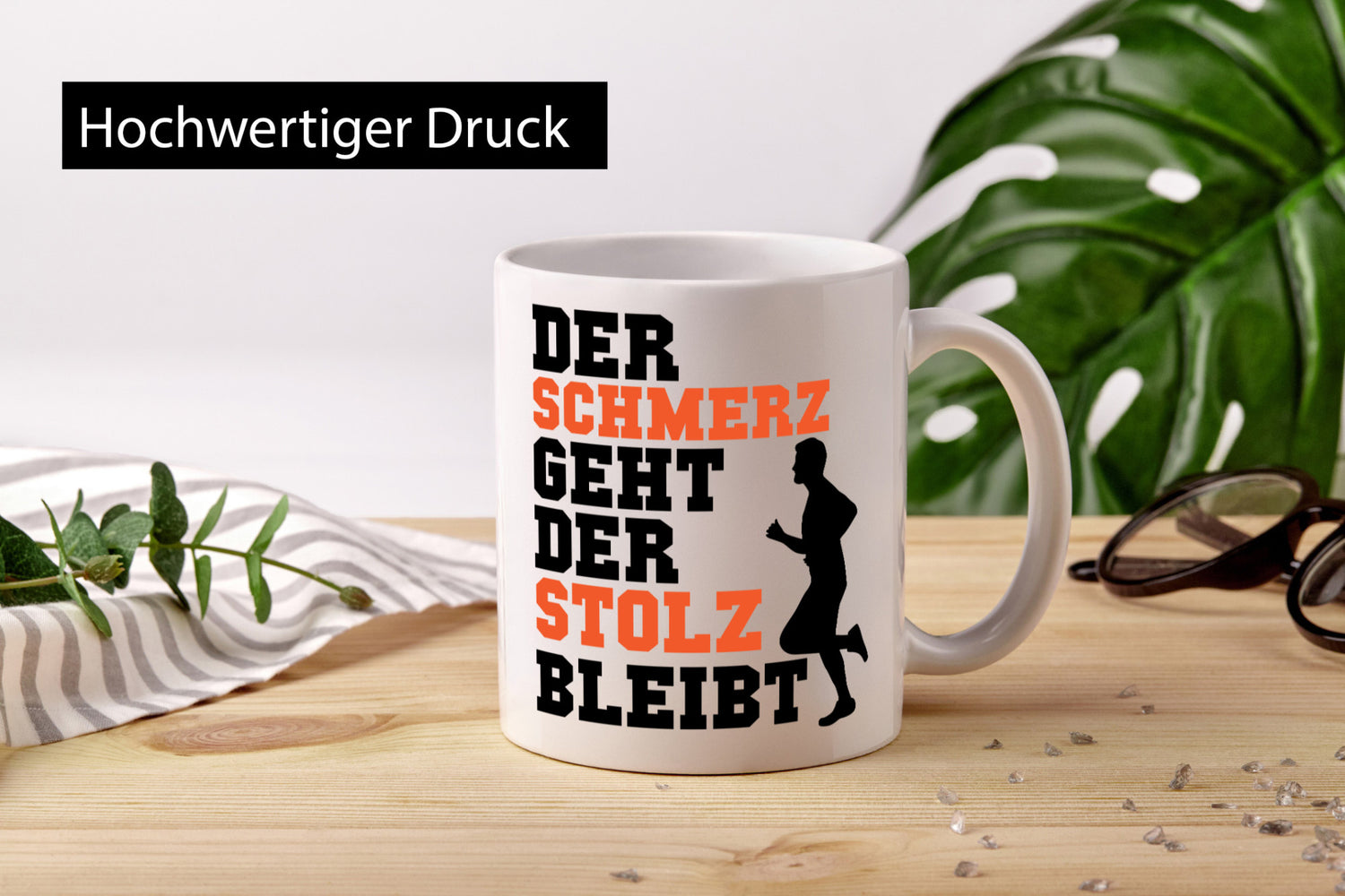 Schmerz geht, Stolz bleibt | Läufer Sport lustiger Spruch Geschenk Humor