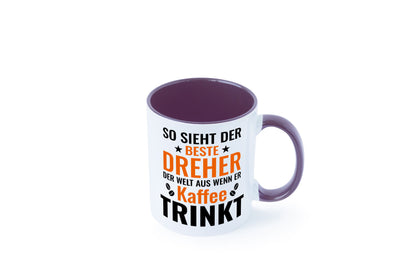 Kaffee trinkt: Dreher | Fräser Geschenkidee Humor Tasse