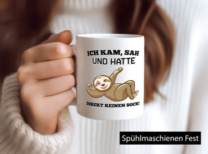 Ich hab kein Bock Geschenk Humor Geschenkidee lustiger Spruch Tasse