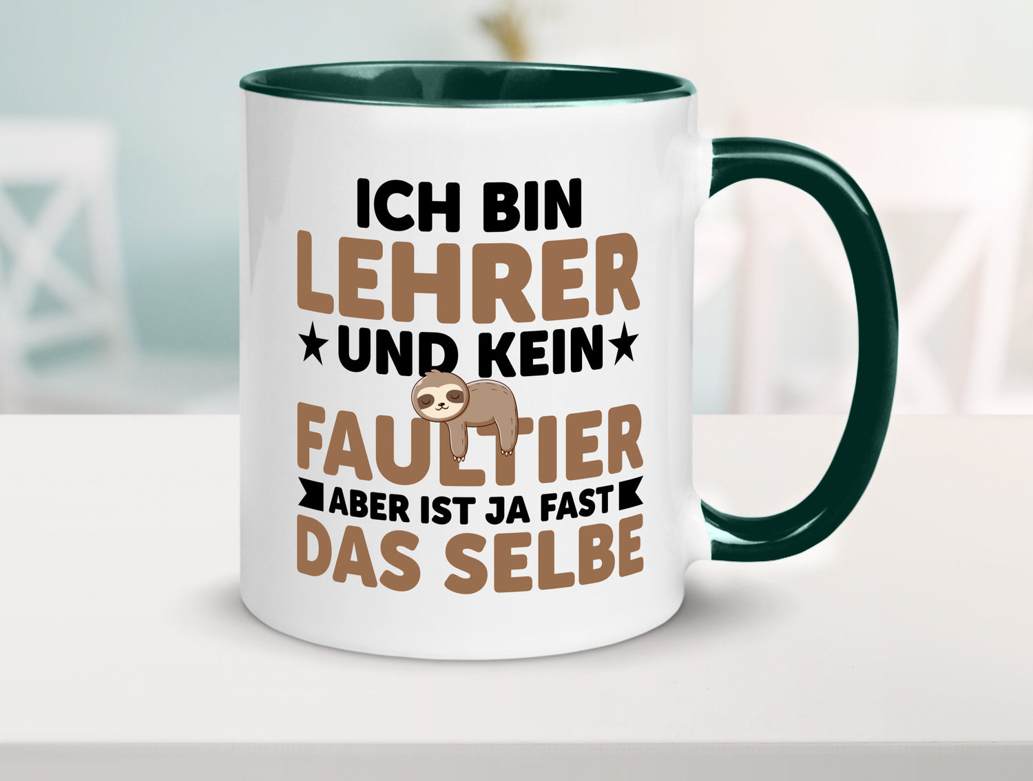 Ich bin kein Faultier: Lehrer | Schule Beruf Schüler Humor Arbeit Kollegen Büro