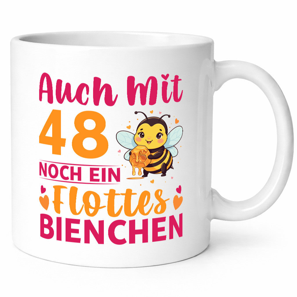 48. Geburtstag | Flottes Bienchen 48 Jahre lustiger Spruch Geschenk