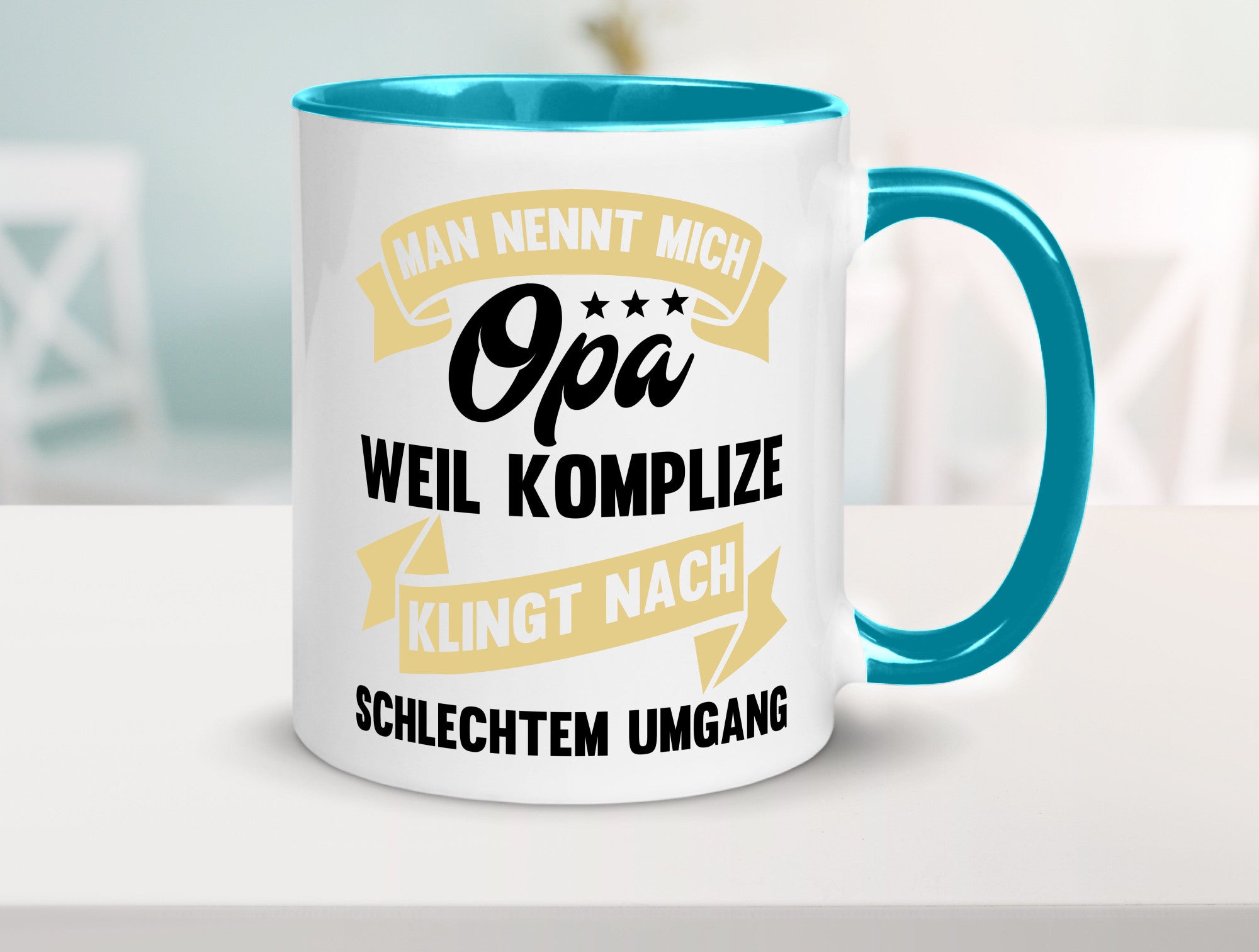 Man nennt mich Opa | Bester der Welt Humor Familie Geschenkidee Tasse