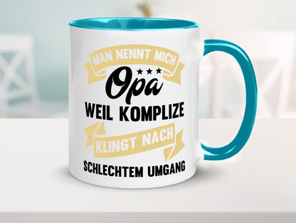 Man nennt mich Opa | Bester der Welt Humor Familie Geschenkidee Tasse