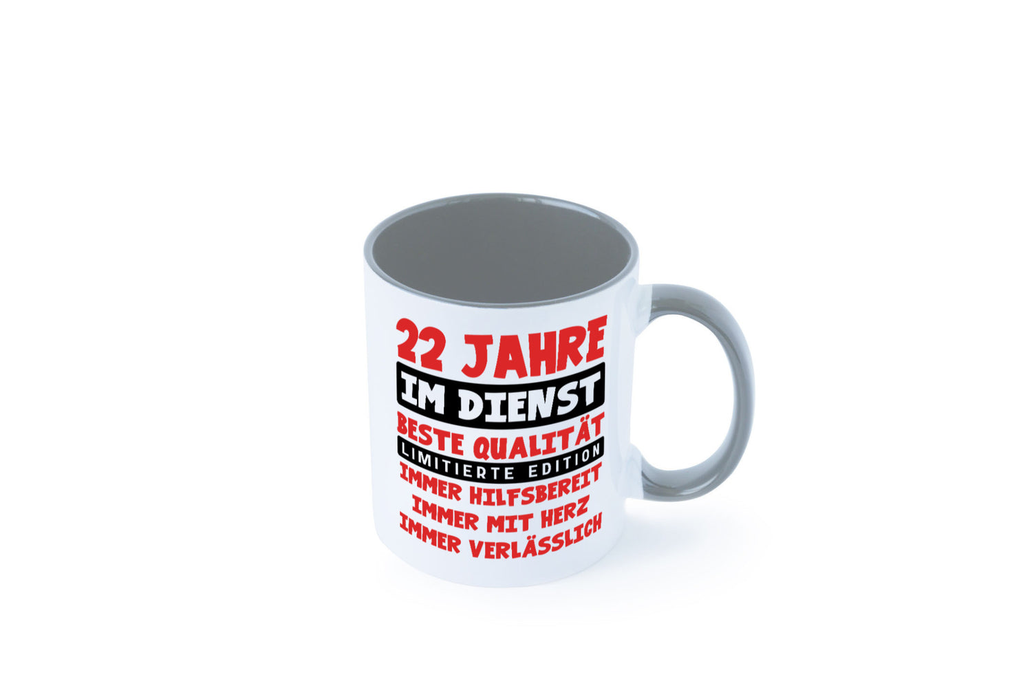 22 Jahre im Dienst | Jubiläum Arbeit v9 lustiger Spruch Geschenk Kollegen Büro