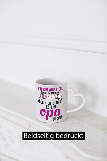 Opa Tasse | Stolzer Großvater Vatertag Enkelkinder Geschenk Familie