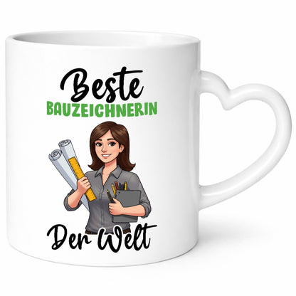 Beste Bauzeichnerin | Zeichnerin v2 lustiger Spruch Geschenk Humor Geschenkidee