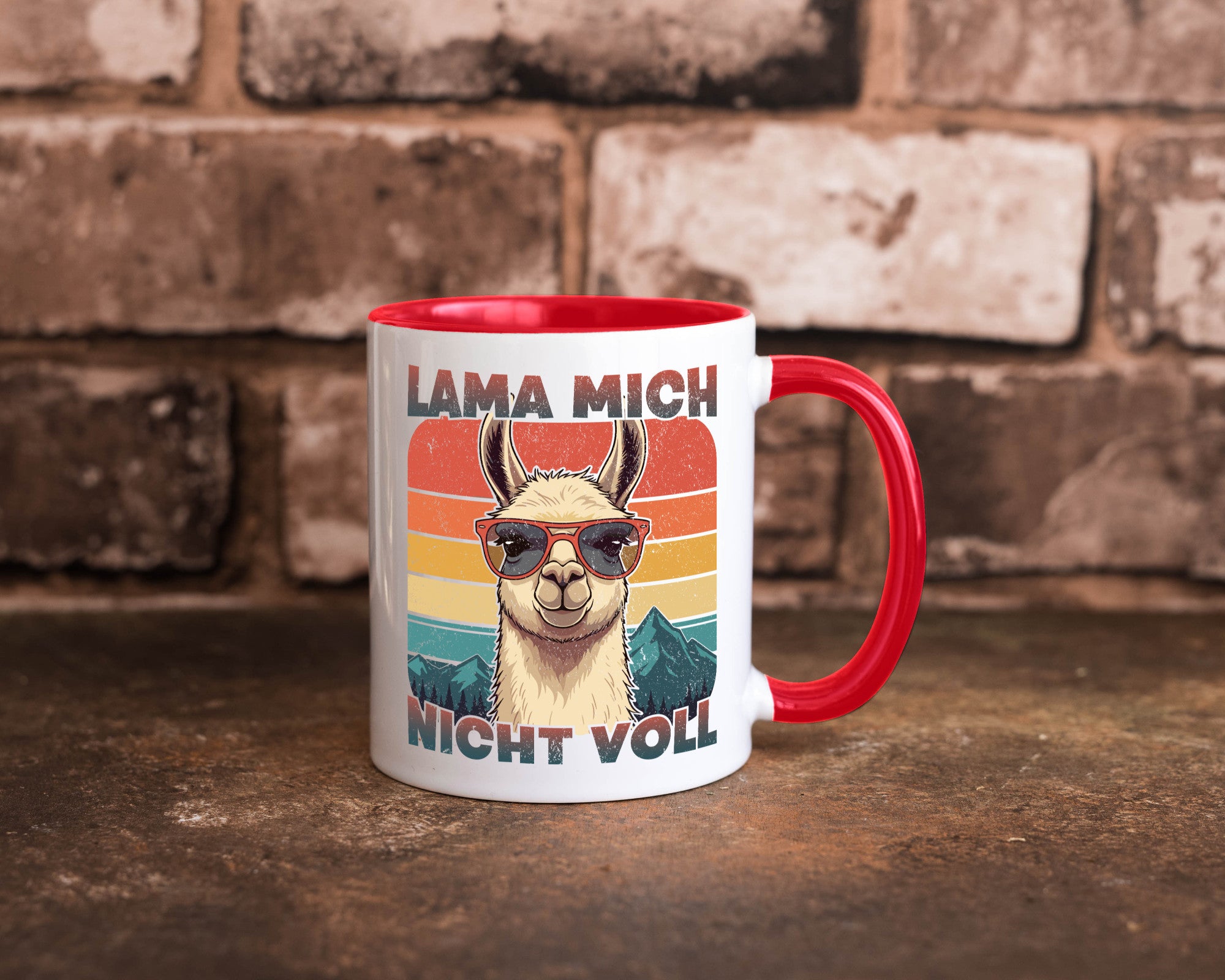 Lama mich nicht voll | Alpaka Kamel Retro lustig Humor Geschenkidee Geschenk