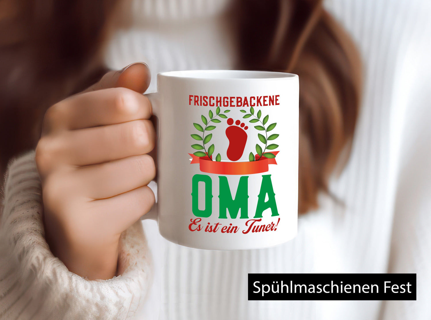 Es ist ein Junge | Werdende Oma Schwangerschaft lustiger Spruch Geschenk