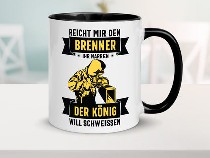 König will schweissen | Schweisser Sterne lustiger Spruch Geschenk Humor