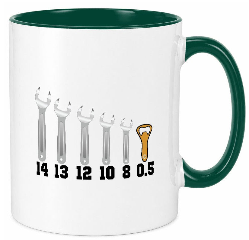 Bierliebhaber | Biertrinker Werkzeug Bieröffner Geschenkidee Humor Tasse