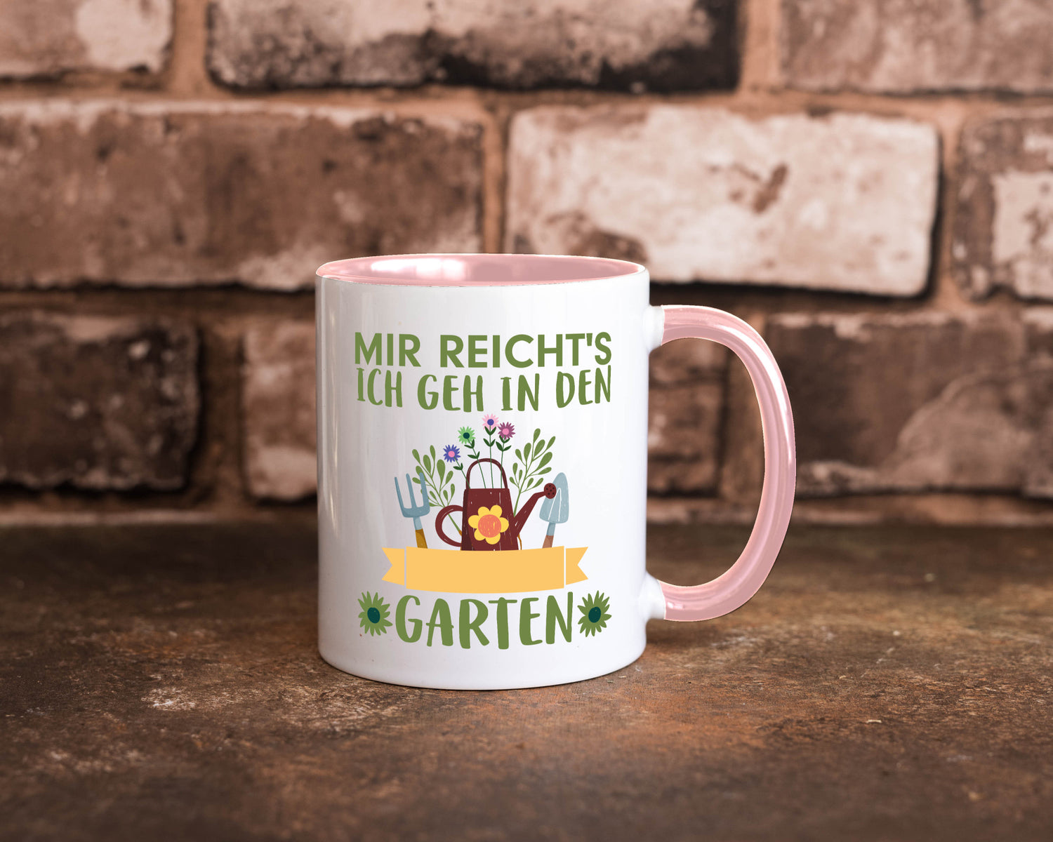 Ich geh in den Garten | Gärtner Tasse Gartenarbeit Humor Arbeit Kollegen Büro