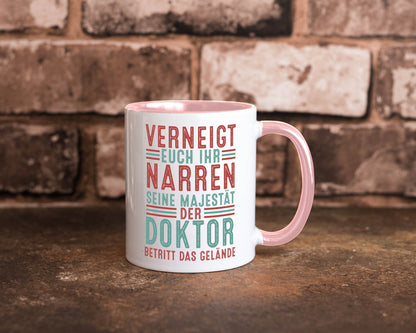 Verneigt euch: Doktor | Doktorand Doktortitel v2 Geschenk Humor Geschenkidee