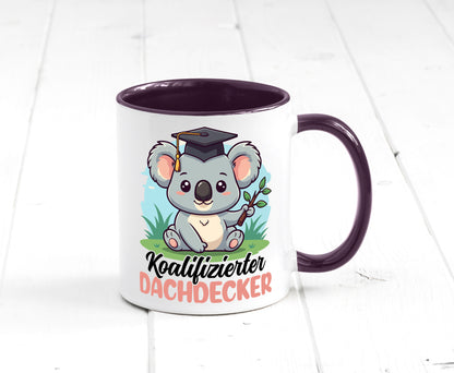 Koalifizierter Dachdecker | Dachbau Hausbau lustiger Spruch Geschenk Humor