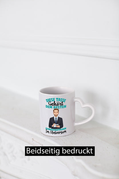Im Universum: Bankkaufmann | Kaufmann Bank Kaufleute Geschenkidee Humor Tasse