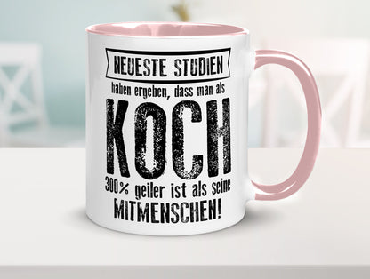 Neuste Studien: Koch | Chefkoch Humor Arbeit Kollegen Büro Geschenkidee Tasse