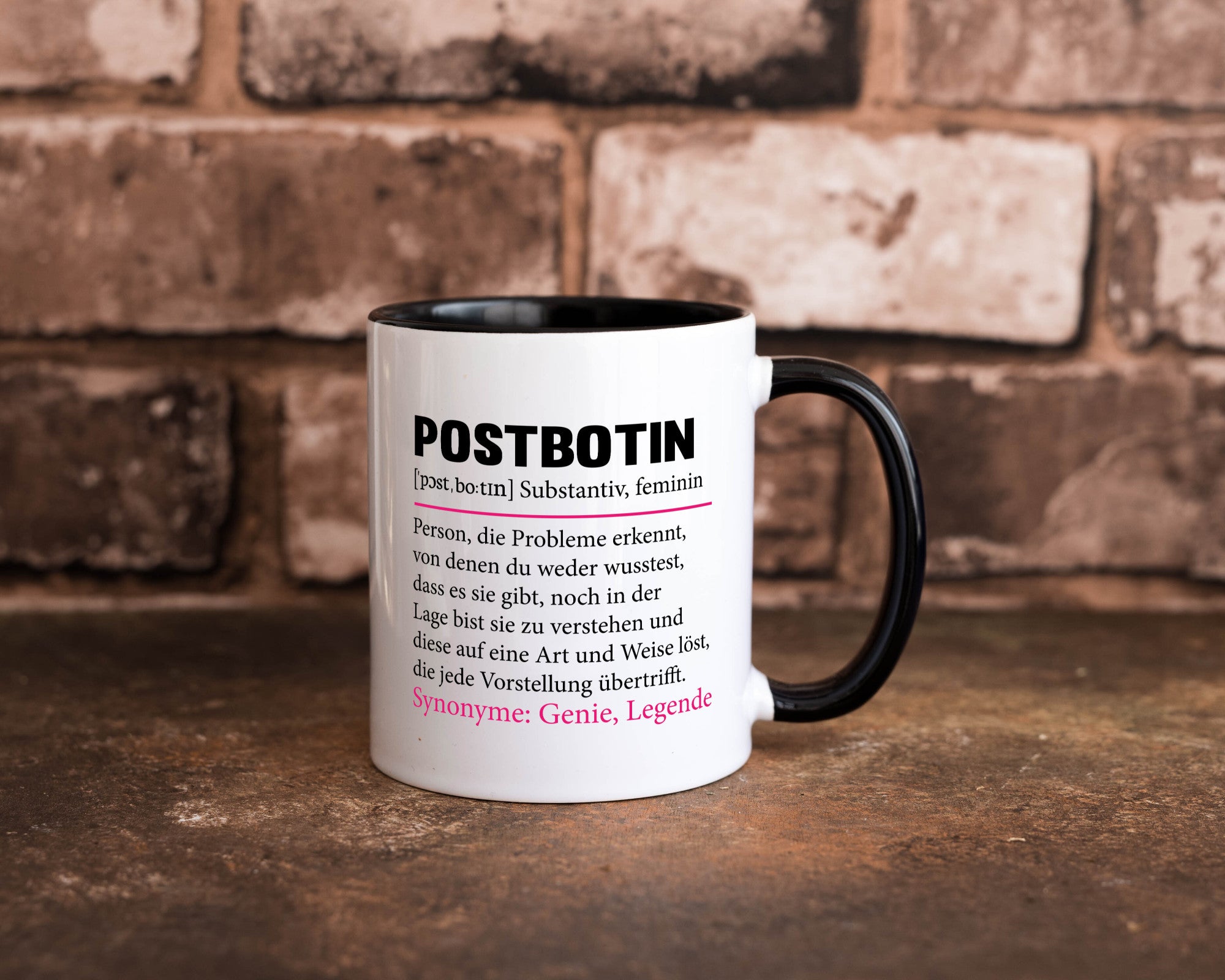 Postbotin | Beruf Post lustiger Spruch Briefträger v2 Humor Arbeit Kollegen