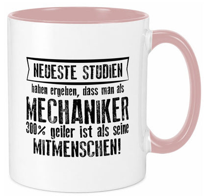 Neuste Studien: Mechaniker | KFZ Werkstatt Humor Geschenkidee Tasse