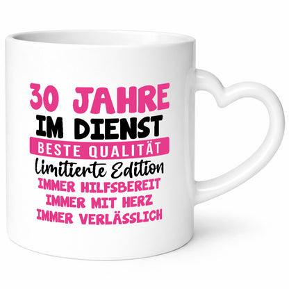 30 Jahre im Dienst | Jubiläum Arbeit v10 Geschenk Kollegen Büro lustiger Spruch