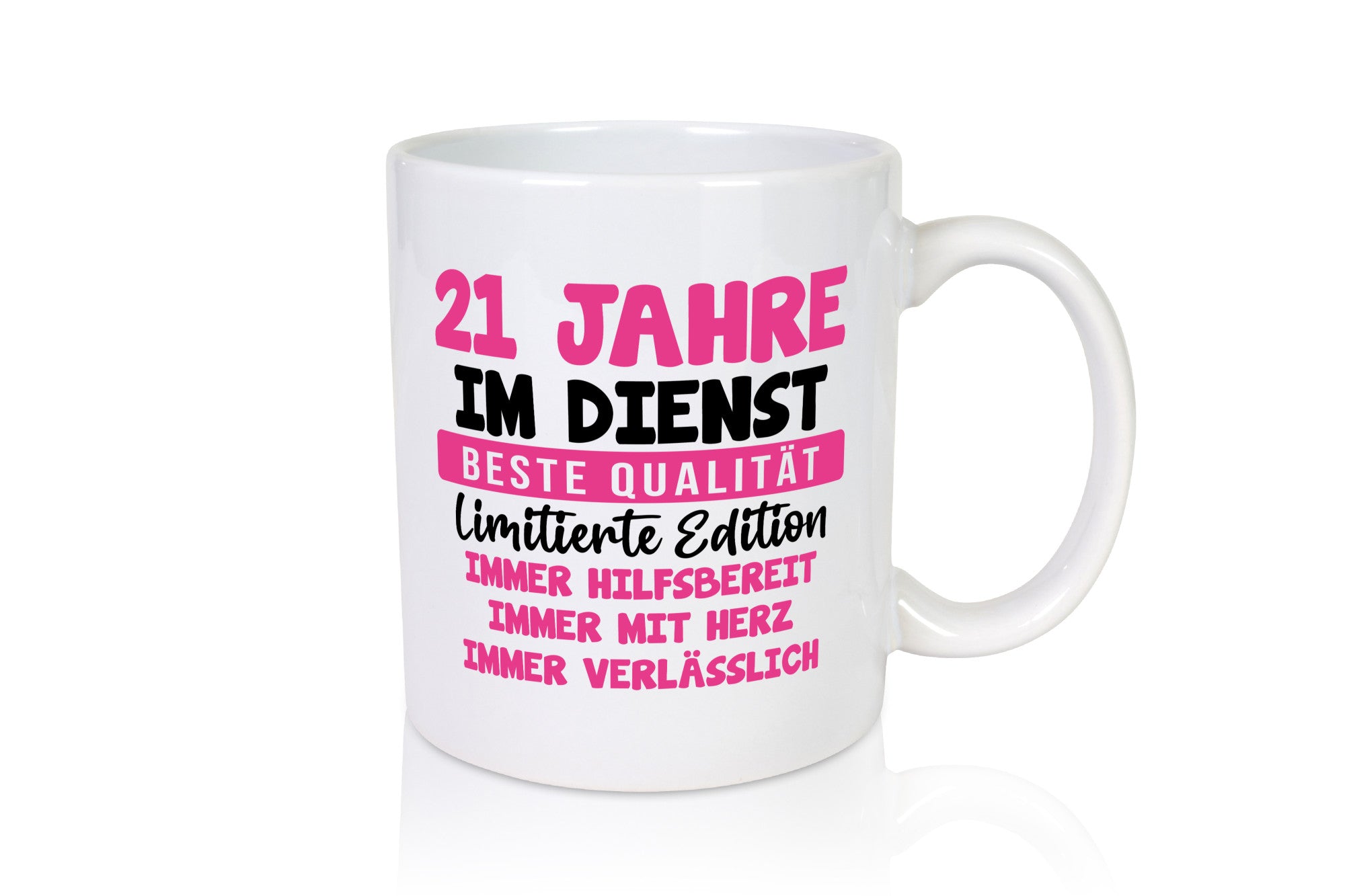 21 Jahre im Dienst | Jubiläum Arbeit v10 lustiger Spruch Geschenk Kollegen Büro