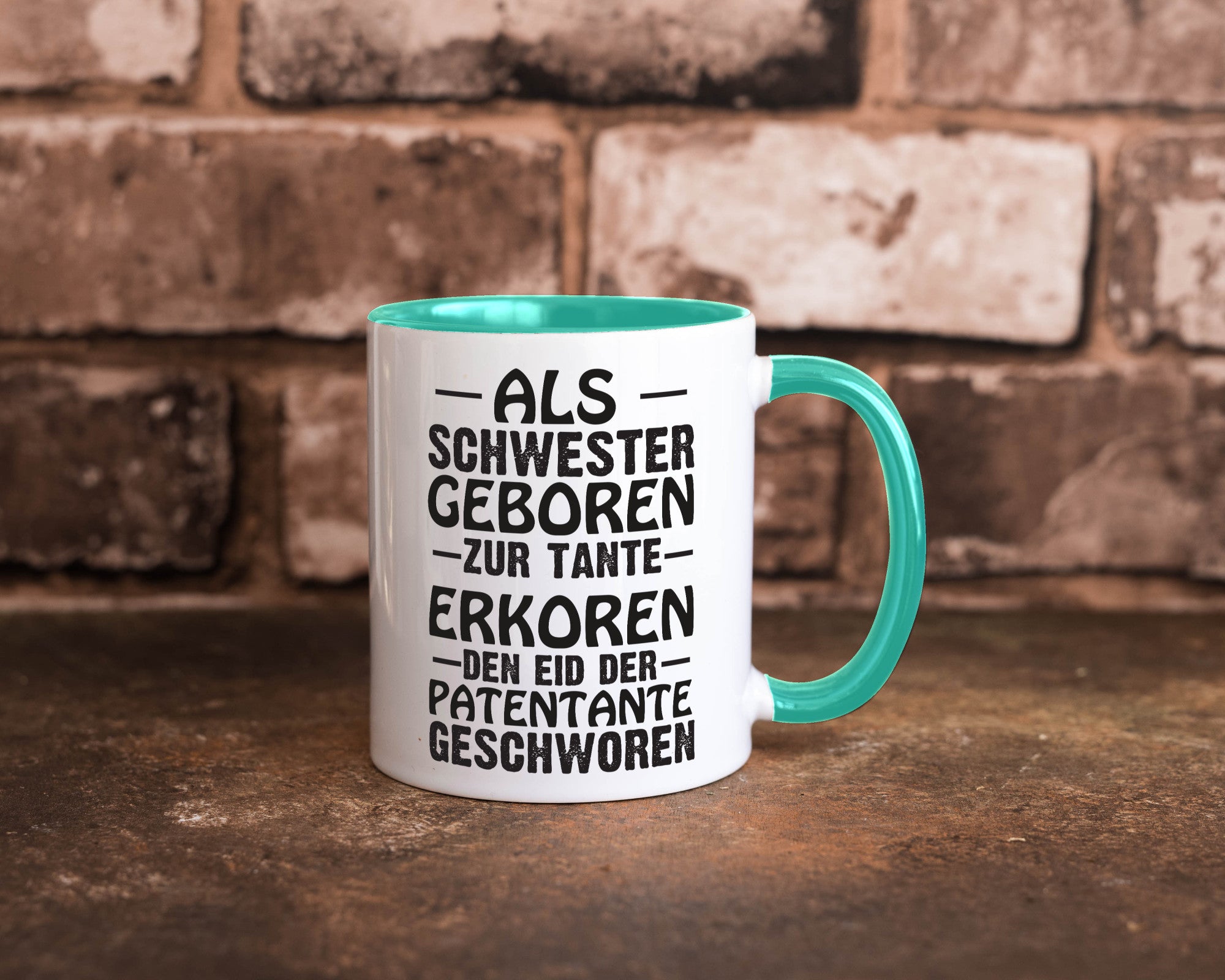 Eid der Patentante | Tante Tasse Schwester Humor lustig Geschenkidee Geschenk
