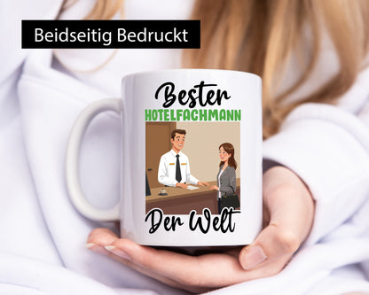 Bester Hotelfachmann |Hotel v2 Geschenkidee Humor Tasse