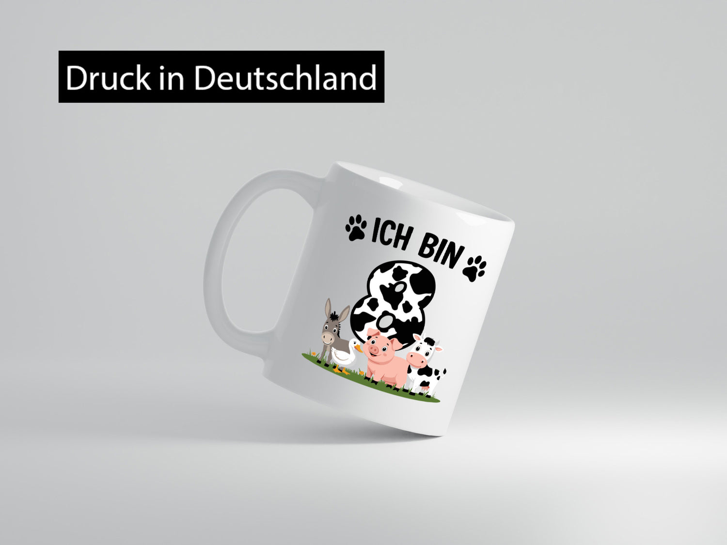 8 Geburtstag | Jahre Farmer Kind Geschenk Geschenkidee lustiger Spruch Tasse